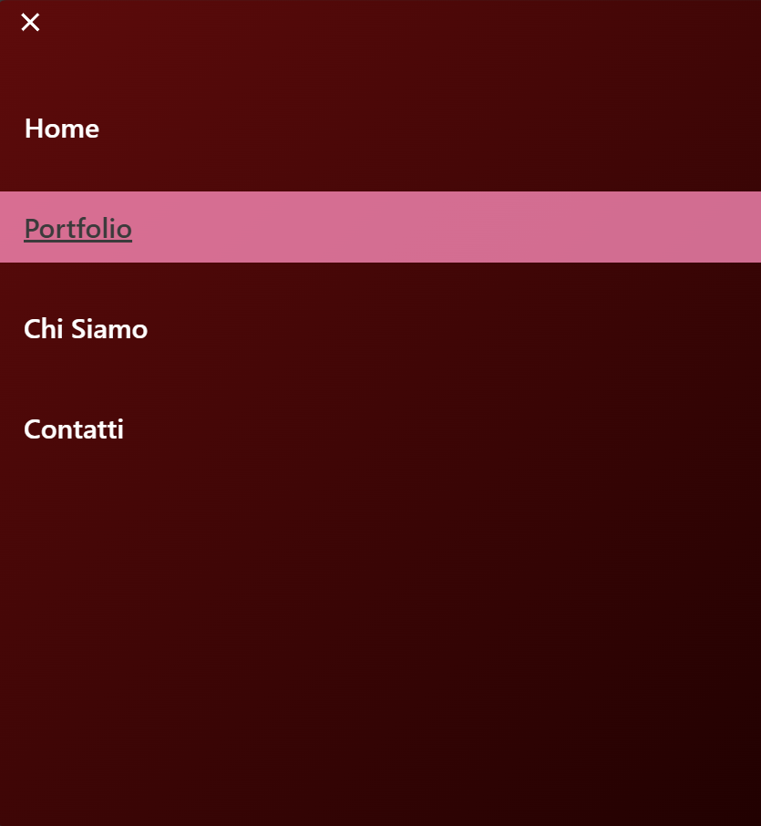 Anteprima landing page